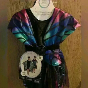 NWT Midnight Butterfly Transforming Costume,Child Small 4-6
